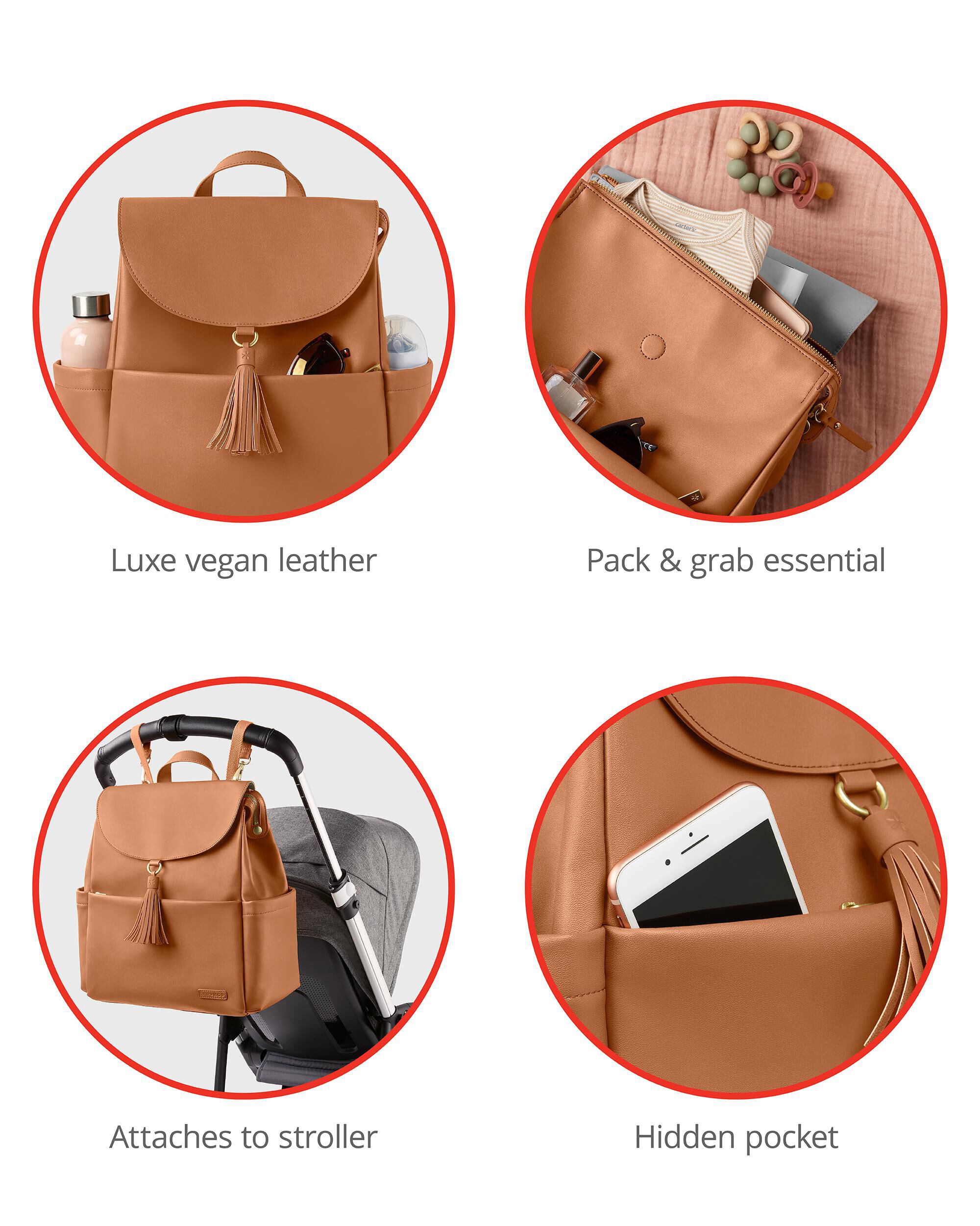 Toffee Greenwich Vari Diaper Backpack Toffee skiphop