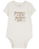 Baby First Mother's Day Cotton Bodysuit, image 1 of 3 slides