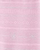Toddler Glitter Snowflake Cozy Fleece Leggings, image 6 of 7 slides