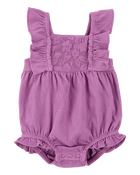 Baby Girl Flutter Lace Bubble, image 1 of 3 slides