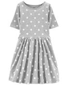 Kid Polka Dot Twirl Dress, image 1 of 4 slides