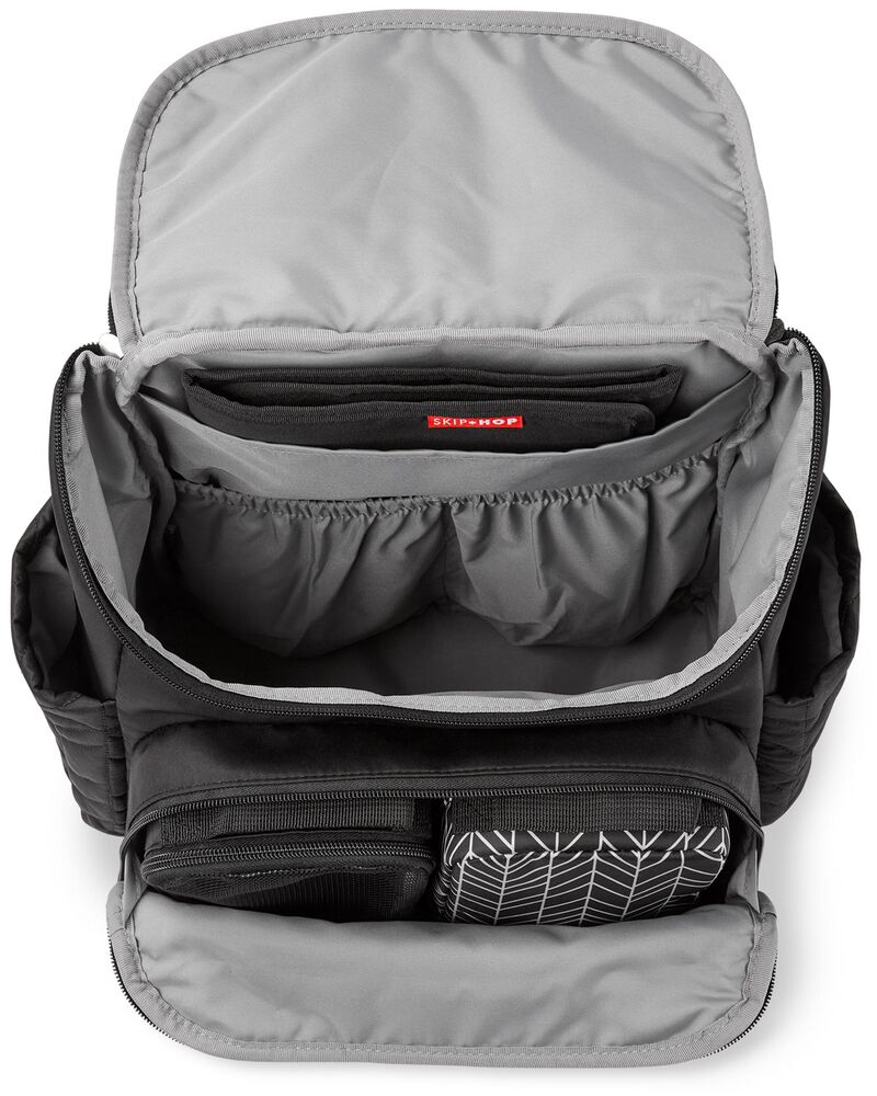 Forma Backpack Diaper Bag - Black, image 8 of 10 slides