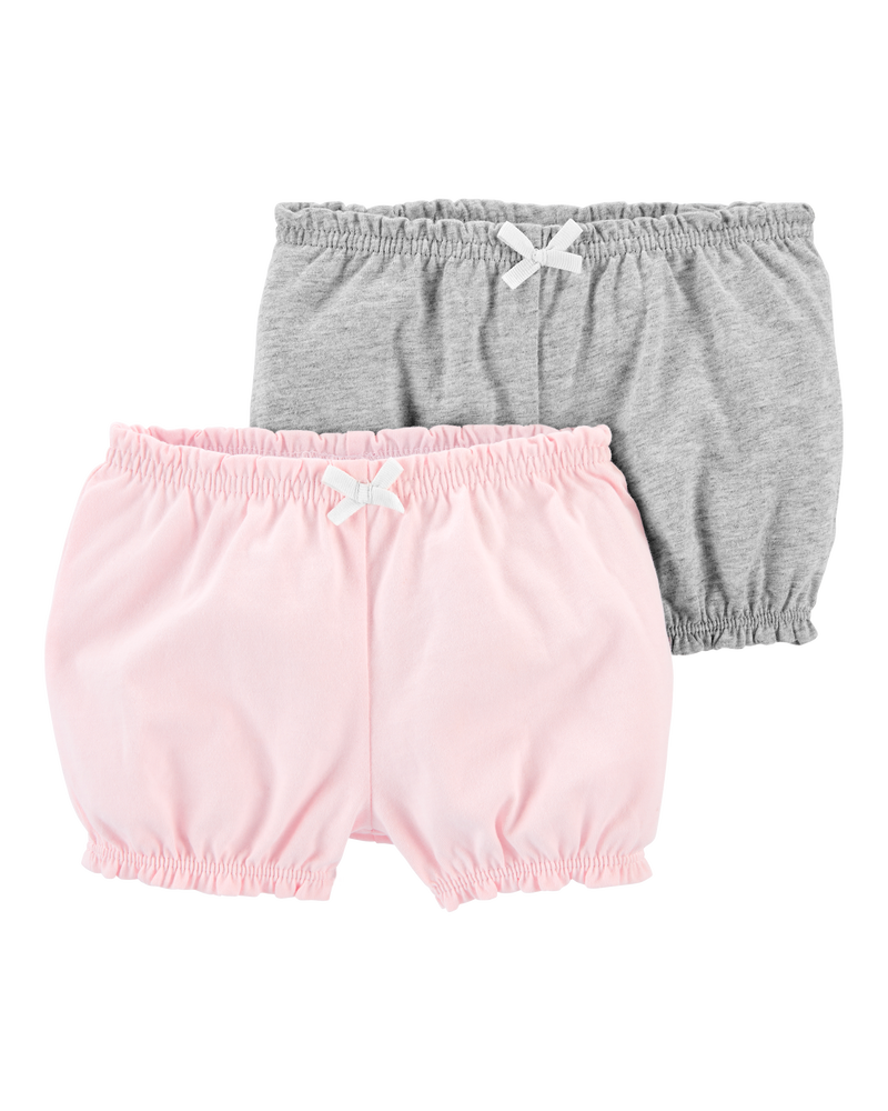Baby 2-Pack Bubble Shorts, image 1 of 4 slides