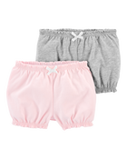 Baby 2-Pack Bubble Shorts, image 1 of 4 slides