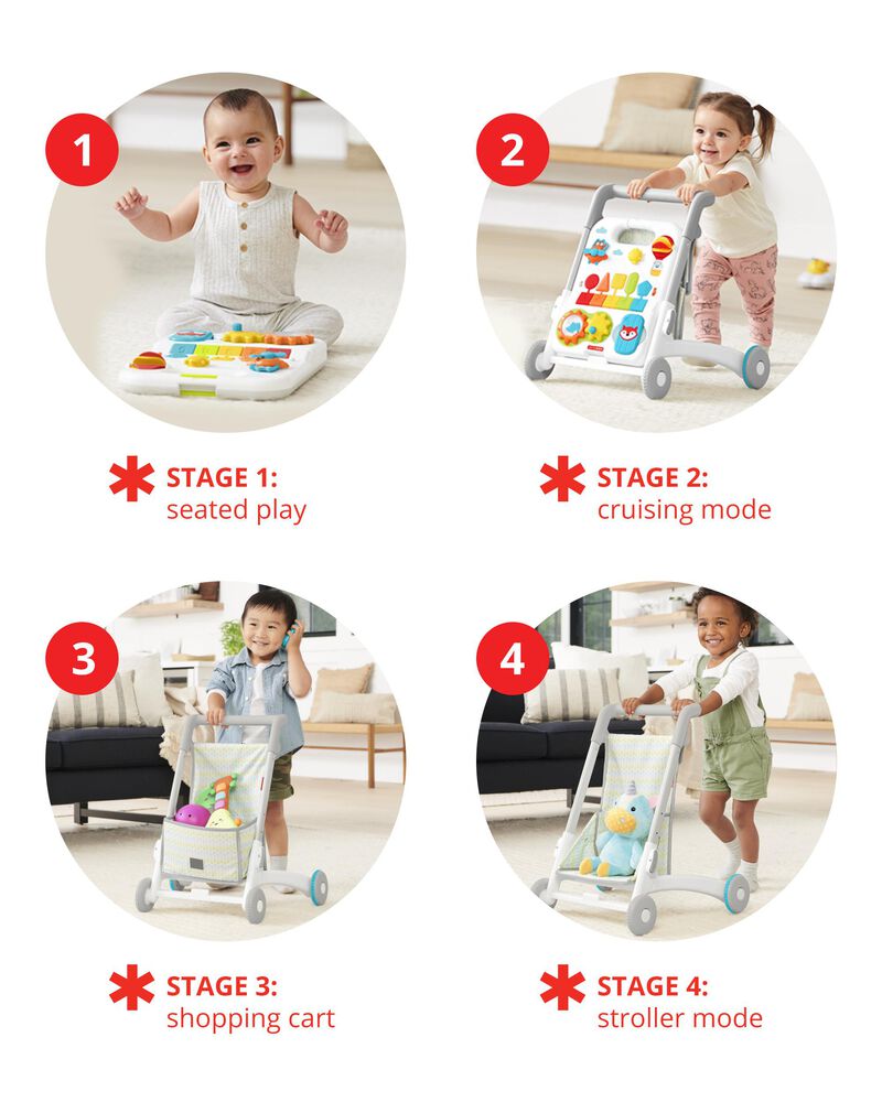 Explore & More 4-in-1 Grow Along Activity Walker Baby Toy, image 3 of 15 slides
