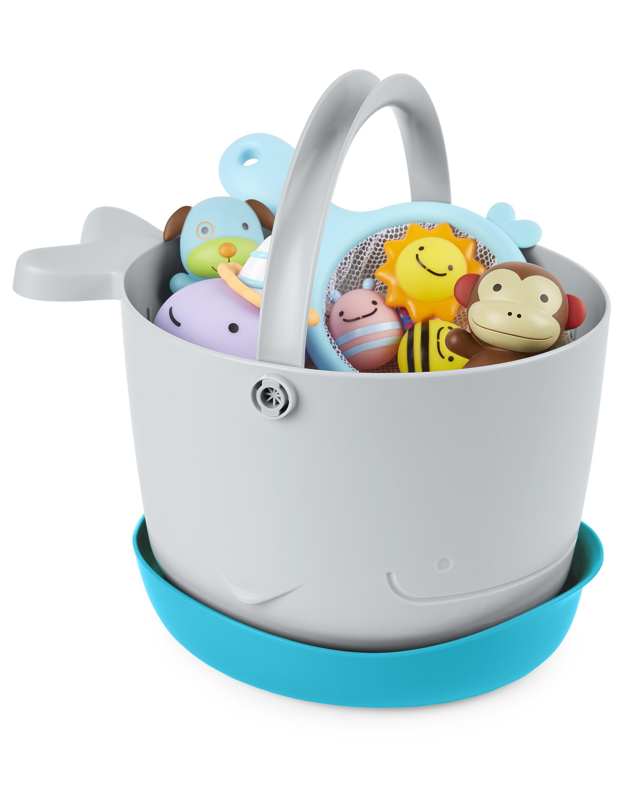 Moby Stowaway Bath Toy Bucket, image 5 of 10 slides