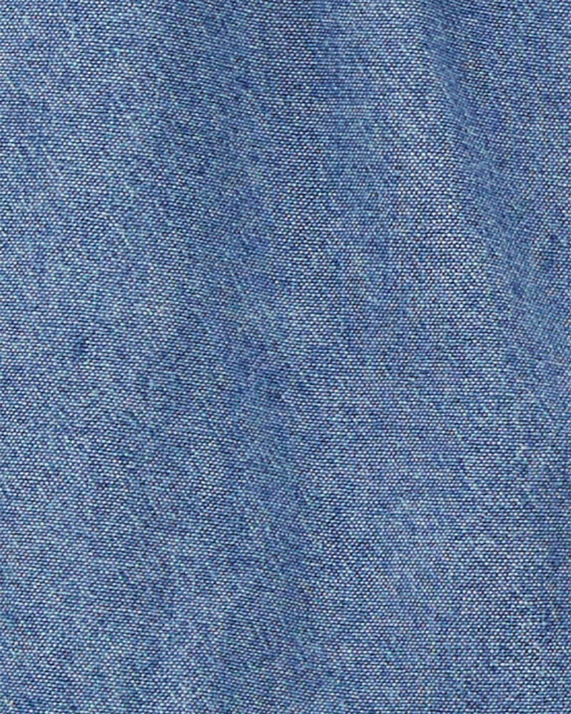 Baby 3-Piece Cherry Chambray Little Short Set, image 3 of 4 slides