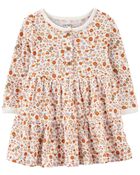 Baby Floral Thermal Dress, image 1 of 5 slides