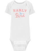 Baby Preemie Early Bird Bodysuit, image 2 of 3 slides