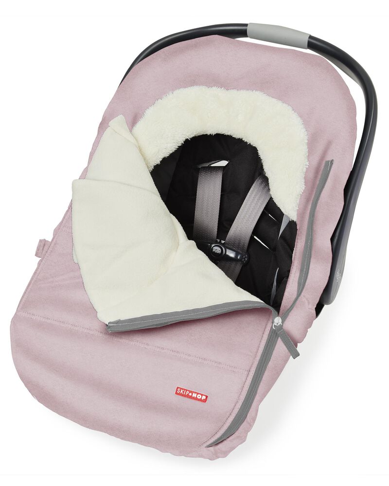 Stroll & Go Car Seat Cover - Pink Heather, image 4 of 8 slides