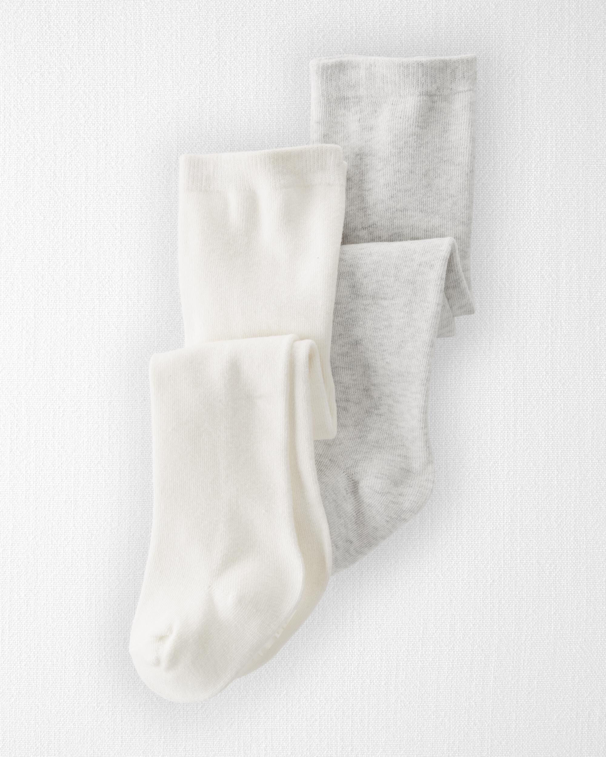 Ivory Grey Baby 2 Pack Tights skiphop