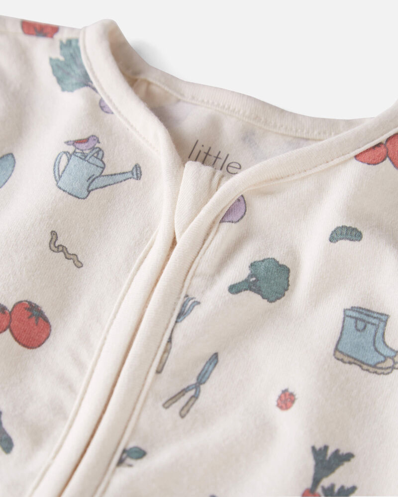 Baby Organic Cotton Sleep & Play Pajamas
, image 2 of 5 slides