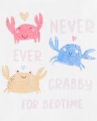 Baby 4-Piece Crab 100% Snug Fit Cotton Pajamas, image 2 of 4 slides