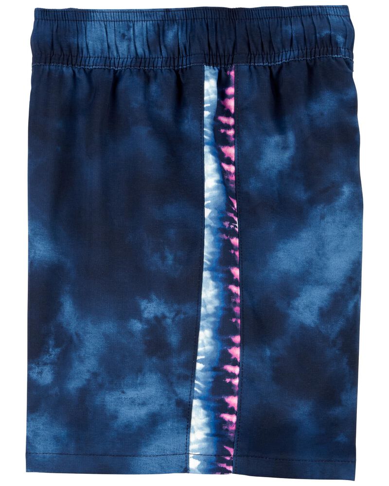 Kid Active Drawstring Shorts in Moisture Wicking Fabric, image 2 of 2 slides