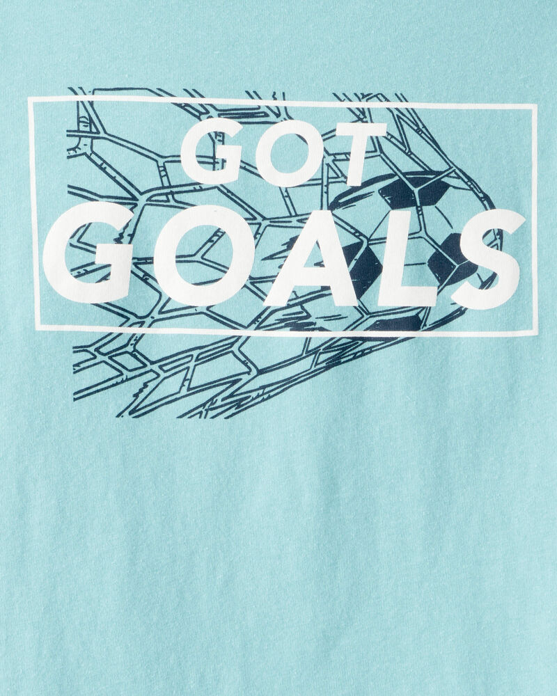 Boys Got Goals Short-Sleeve Graphic Tee - Blue, image 2 of 3 slides