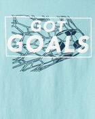 Boys Got Goals Short-Sleeve Graphic Tee - Blue, image 2 of 3 slides