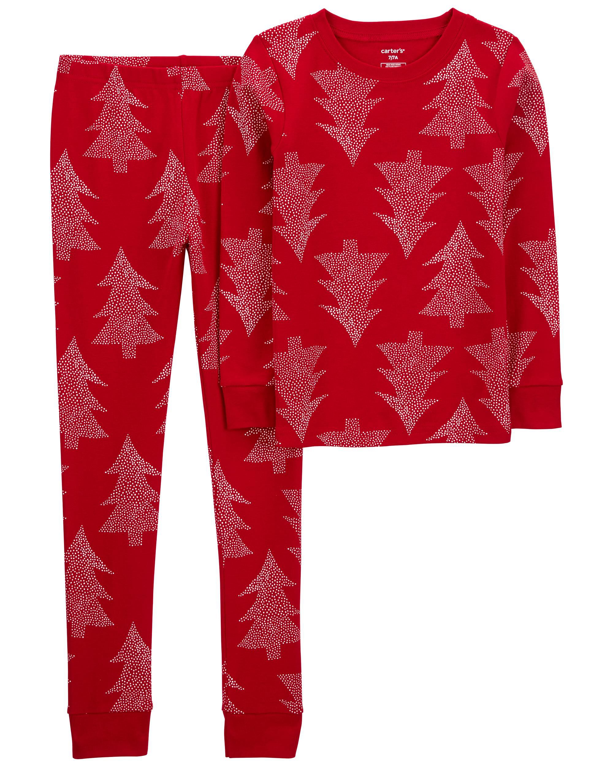 Two piece christmas pajamas on sale