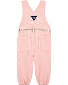 Baby Hickory Stripe Overalls, image 2 of 3 slides