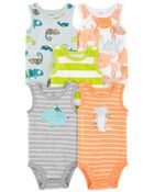 Baby 5-Pack Tank Bodysuits, image 1 of 7 slides