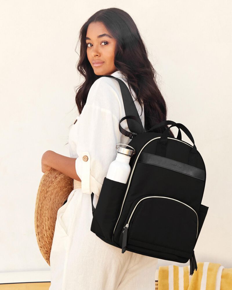 Black Envi Luxe Backpack Diaper Bag - Black | skiphop.com