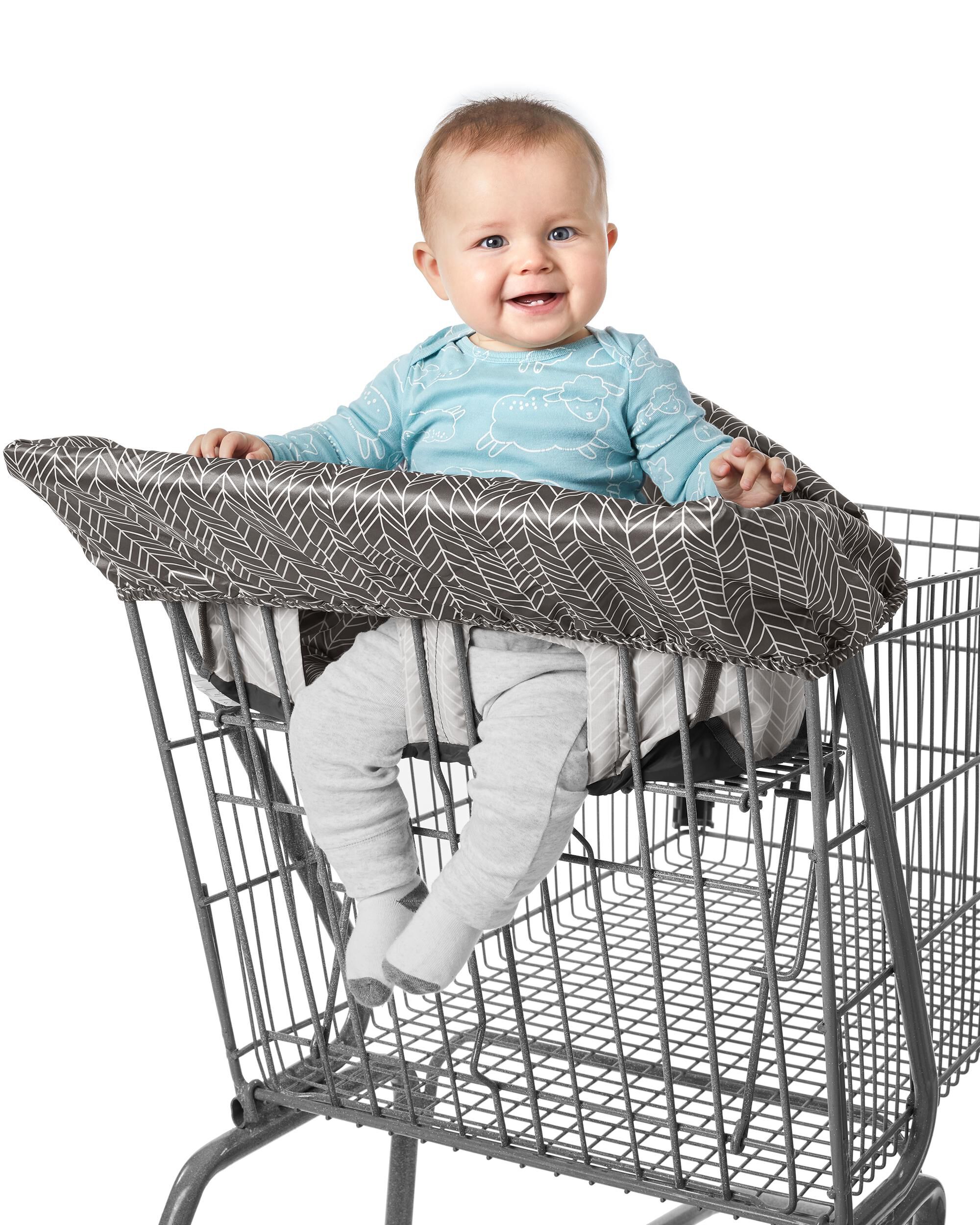 GrayFeather Take Cover Shopping Cart Baby High Chair Cover skiphop