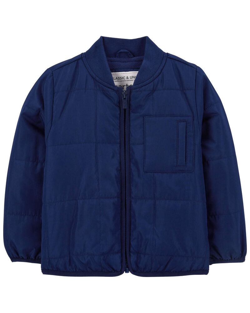 Baby Quilted Bomber Jacket, image 1 of 3 slides