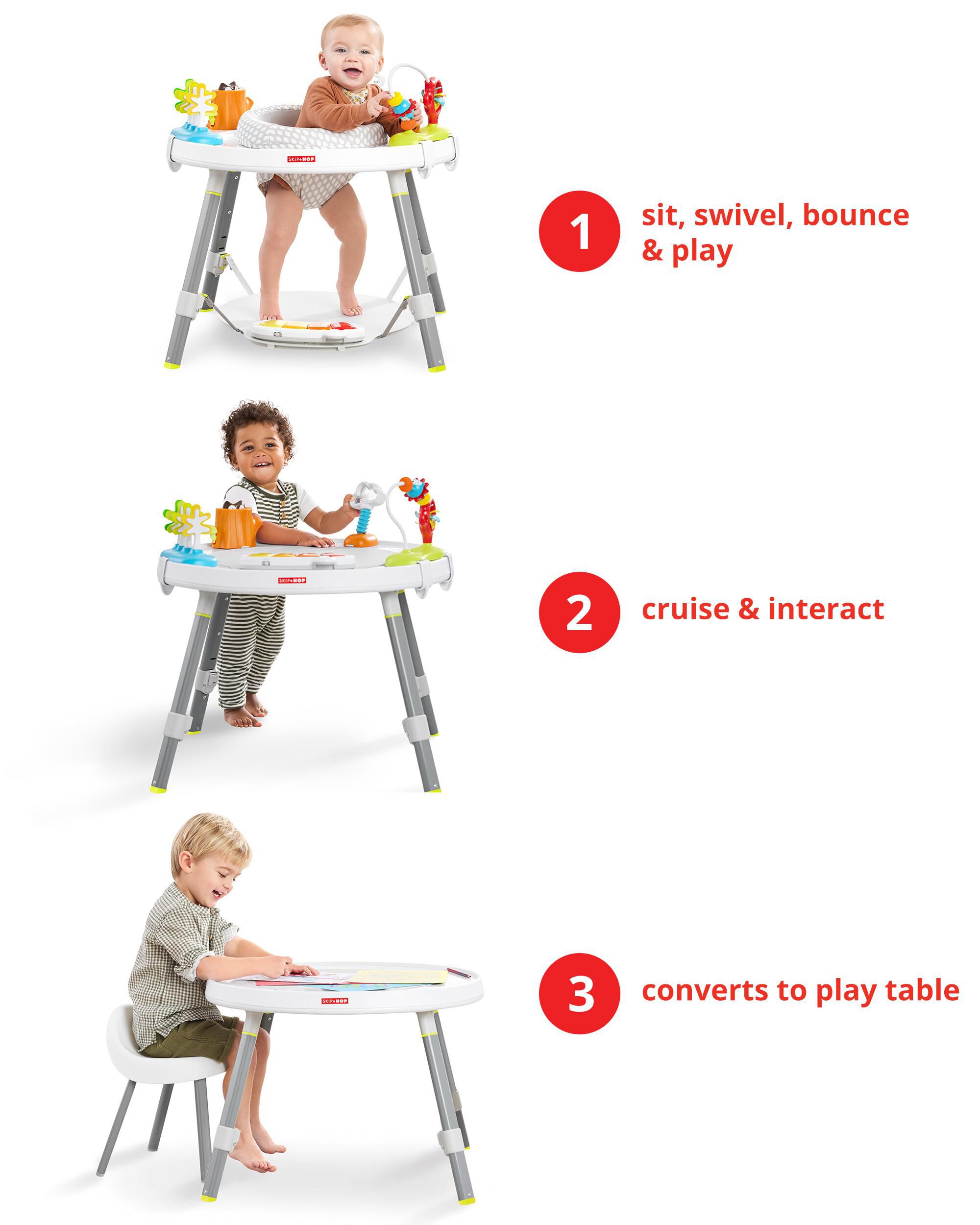 baby 3 stage activity centre
