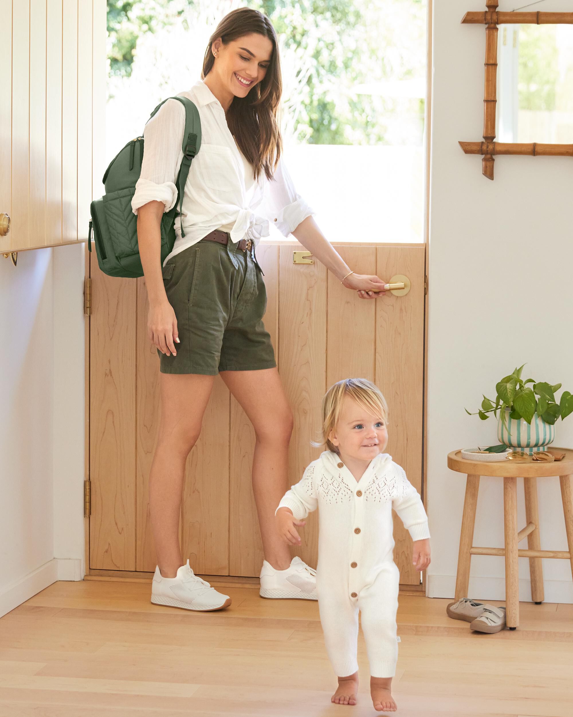 Forma Backpack Diaper Bag - Sage, 
