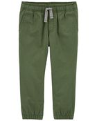 Pull-On Poplin Pants, image 1 of 2 slides