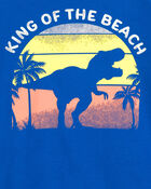 Toddler Dinosaur King Of The Beach Graphic Tee, image 2 of 2 slides