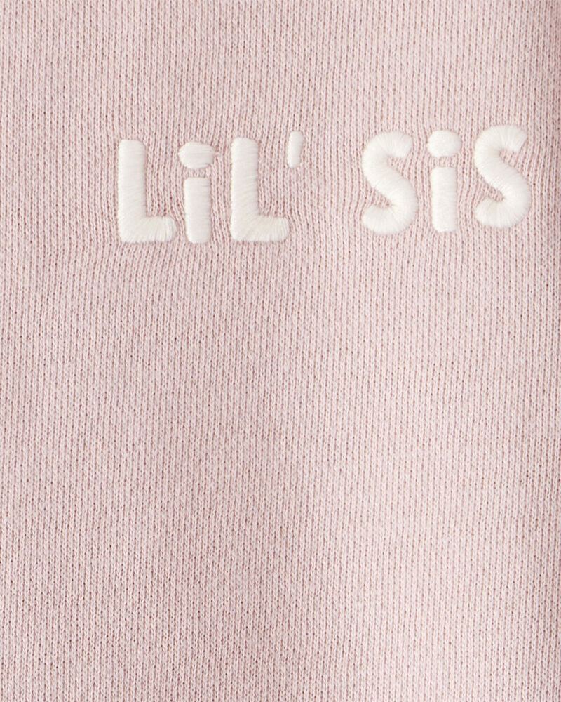 Baby Organic Cotton Lil' Sis Bubble , image 3 of 5 slides