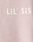 Baby Organic Cotton Lil' Sis Bubble , image 3 of 5 slides
