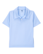 Kid Active Uniform Polo Shirt in Moisture Wicking BeCool™ Fabric - Blue, image 1 of 3 slides