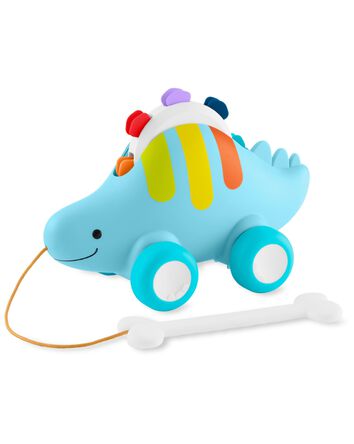 Explore & More Dinosaur 3-in-1 Baby Musical Pull Toy, 