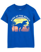 Toddler Dinosaur King Of The Beach Graphic Tee, image 1 of 2 slides