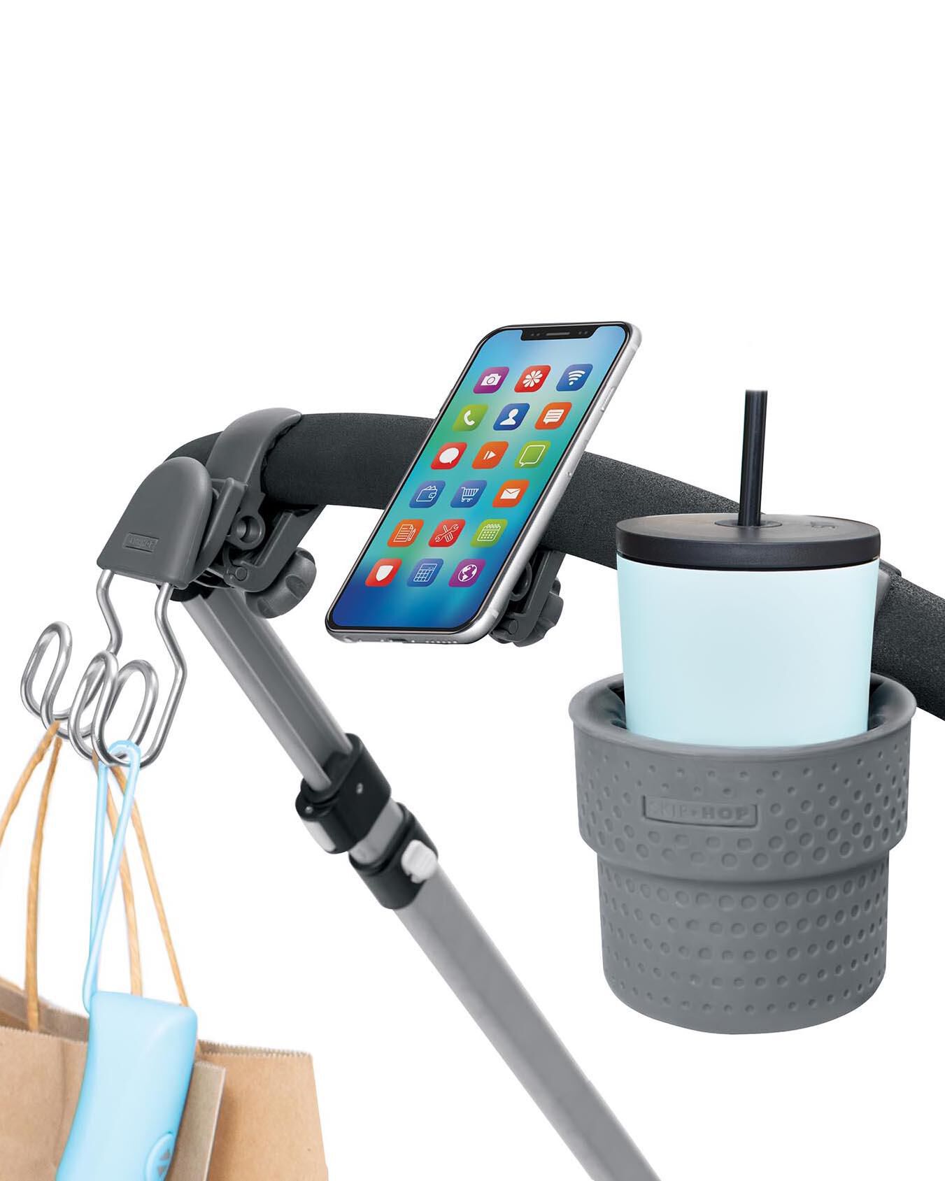 Stroll & Connect Universal Single Hub - Charcoal, 