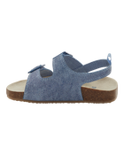 Toddler Denim Sandals - Blue, image 6 of 7 slides