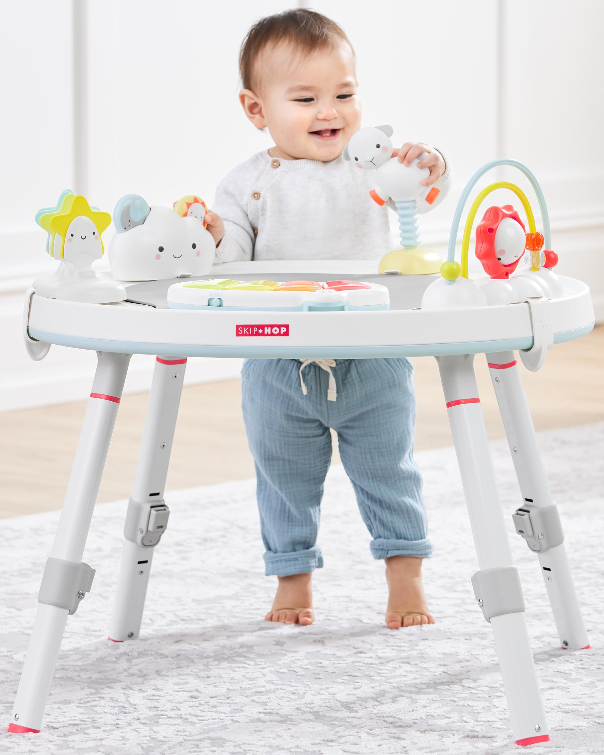 skip hop silver lining cloud baby's view activity center