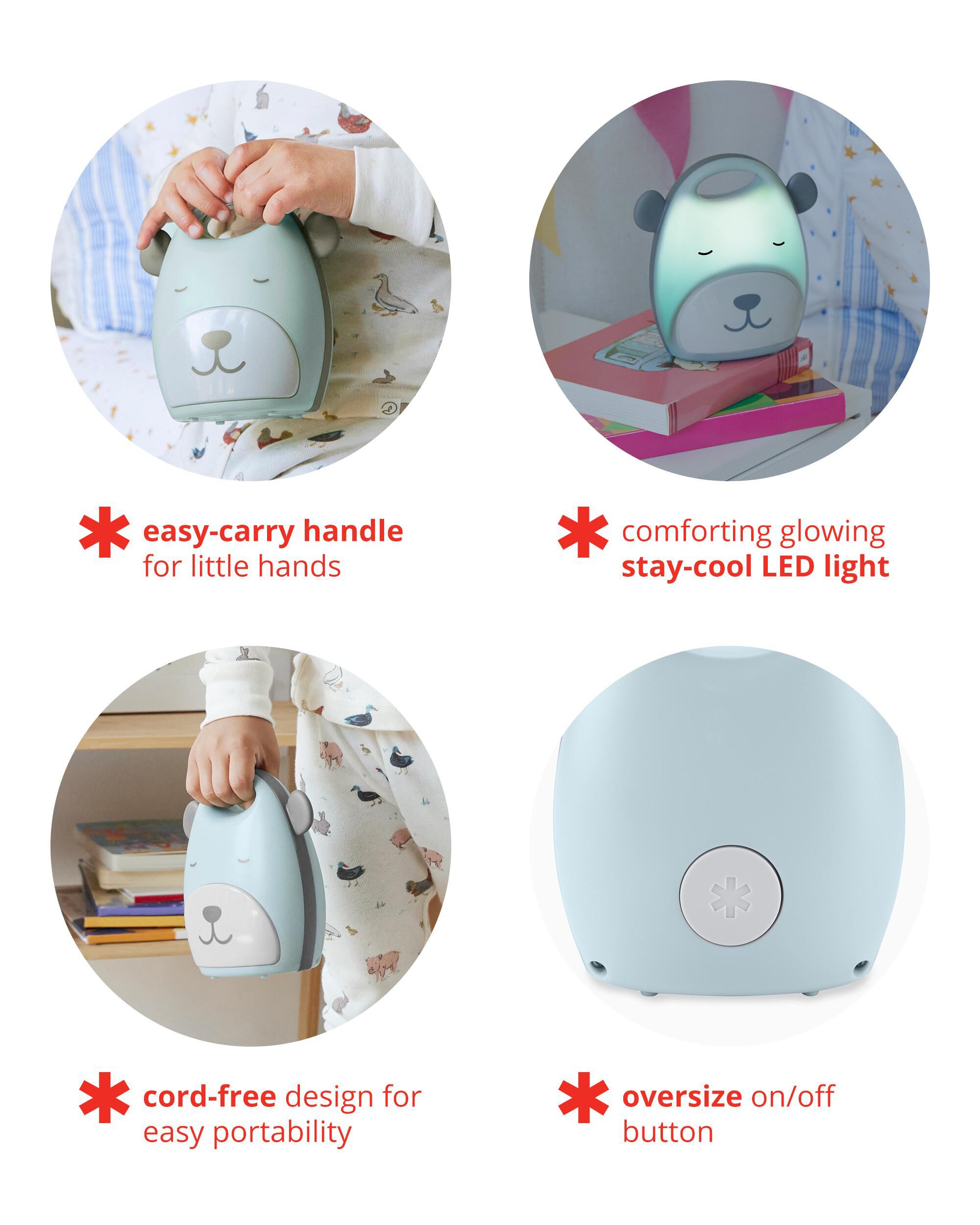 Beary Cute Take-Along Nightlight, image 3 of 12 slides