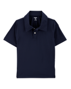 Kid Active Uniform Polo Shirt in Moisture Wicking BeCool™ Fabric - Navy, image 1 of 3 slides