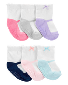 Baby 6-Pack Ballet Booties, image 1 of 8 slides
