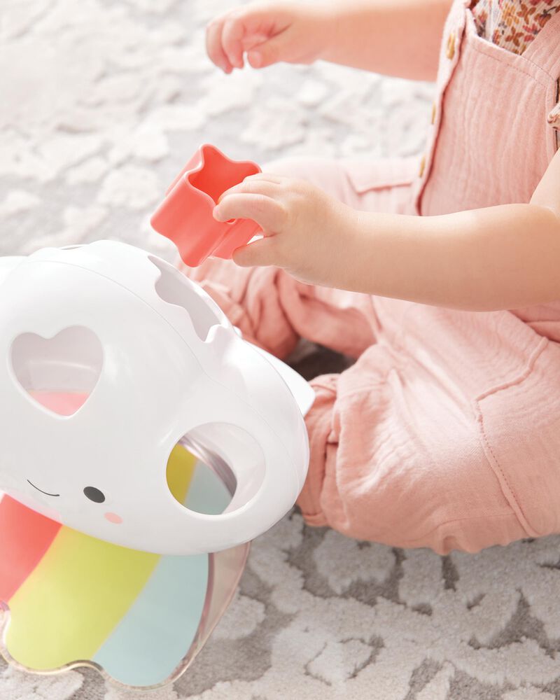 Silver Lining Cloud Feelings Shape Sorter Baby Toy, image 8 of 15 slides