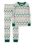 Kid 2-Piece Fair Isle 100% Snug Fit Cotton Pajamas, image 1 of 3 slides