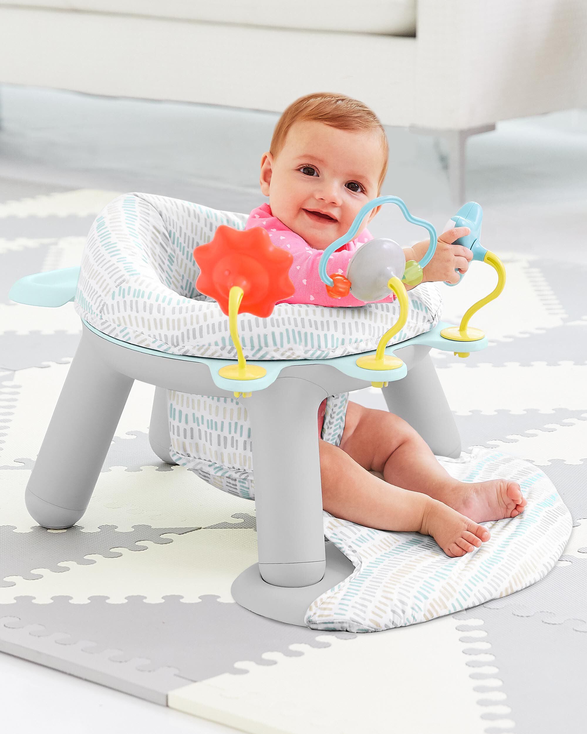 Multi Silver Lining Cloud 2 in 1 Activity Floor Seat skiphop