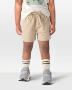 Toddler Boy Pull-On French Terry Shorts - Khaki, image 2 of 6 slides