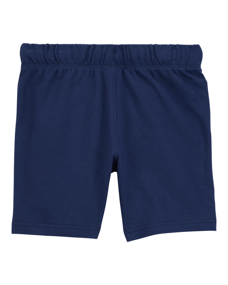 Boys Pull-On French Terry Shorts - Navy, image 2 of 4 slides