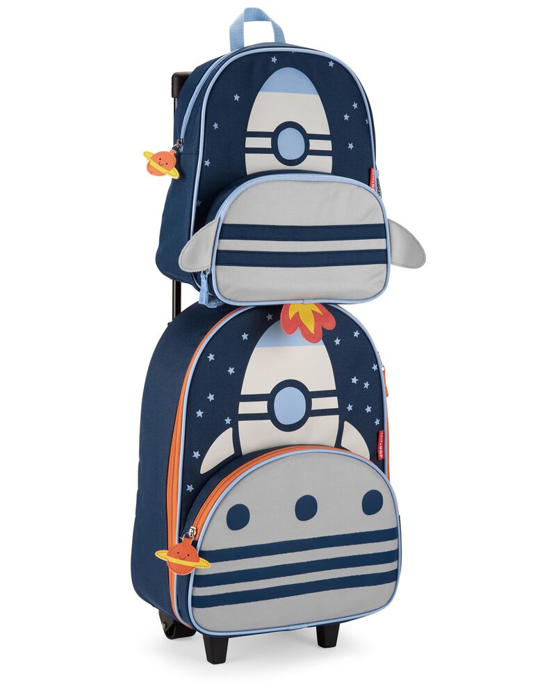 Spark Style Kids Carry On Rolling Luggage - Rocket, image 5 of 5 slides