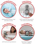 Cry-Activated Soother - Sloth, image 3 of 9 slides