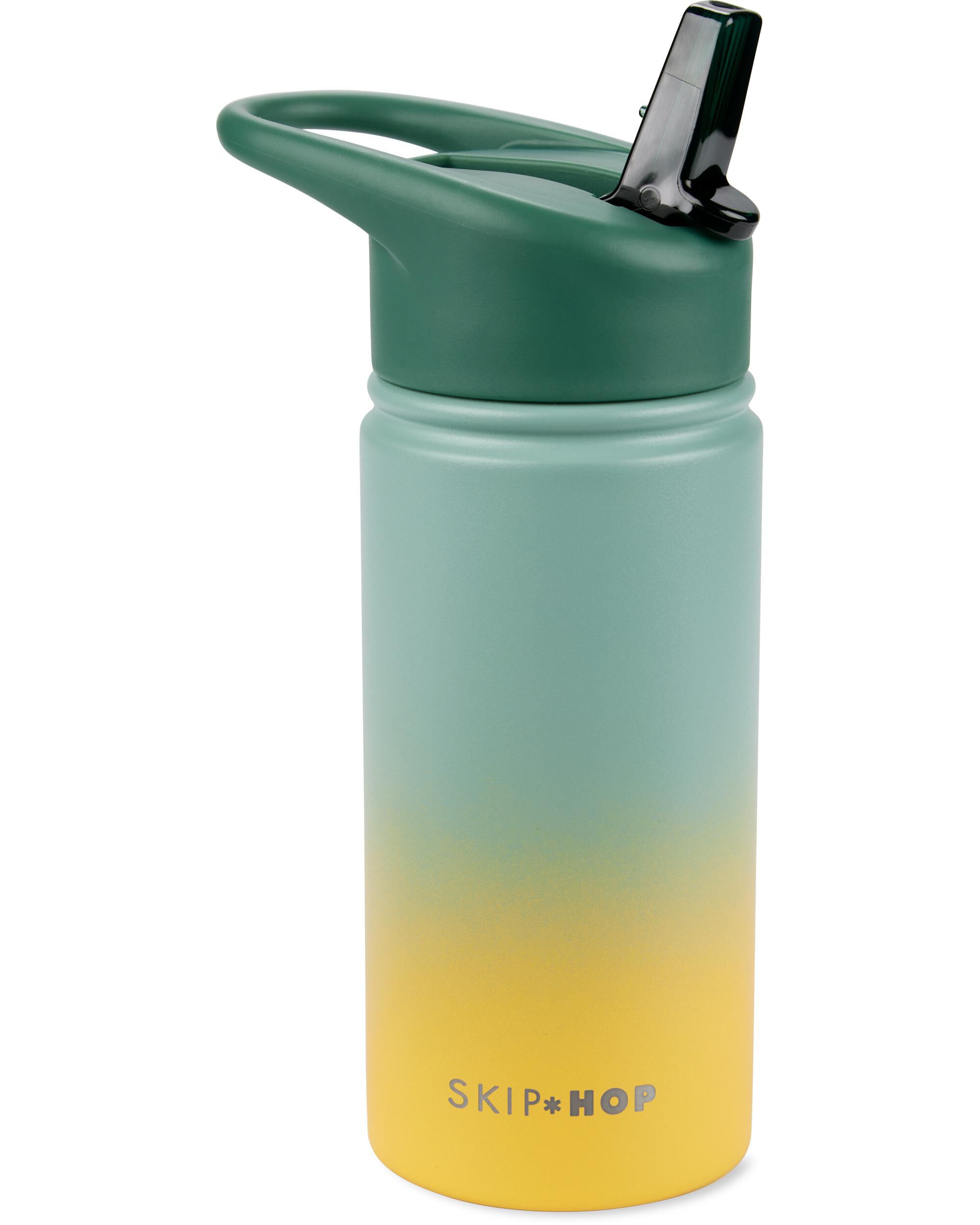 Wander Stainless Steel Straw Bottle - Ombré Green, 