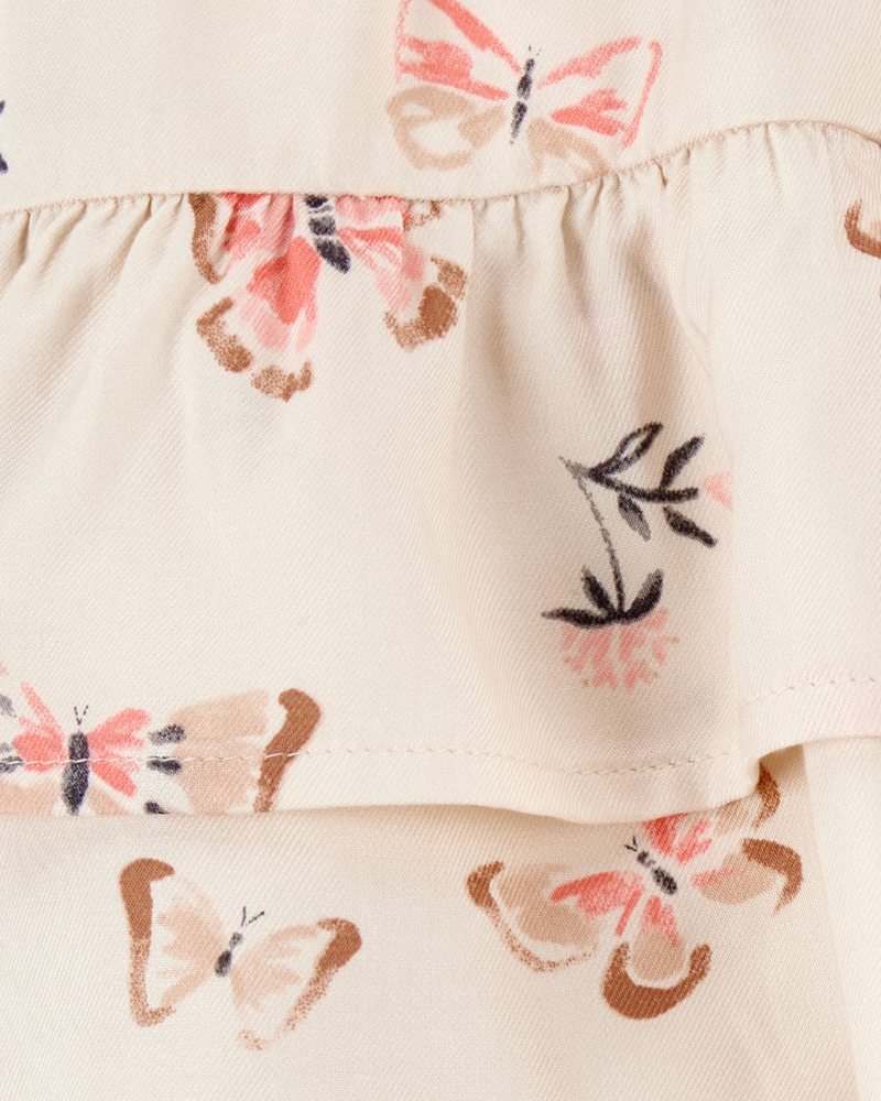 Toddler Floral Pull-On Ruffle Skort, image 5 of 6 slides